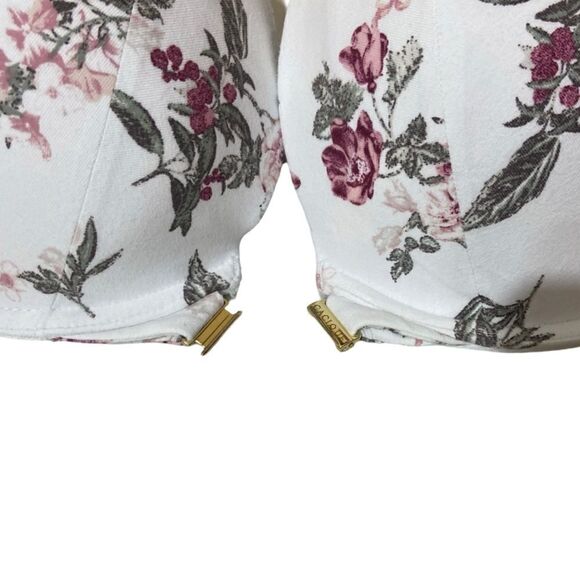 Cacique Boost Plunge Padded Front Hook Closure Bra, 44DDD - Picture 3 of 7